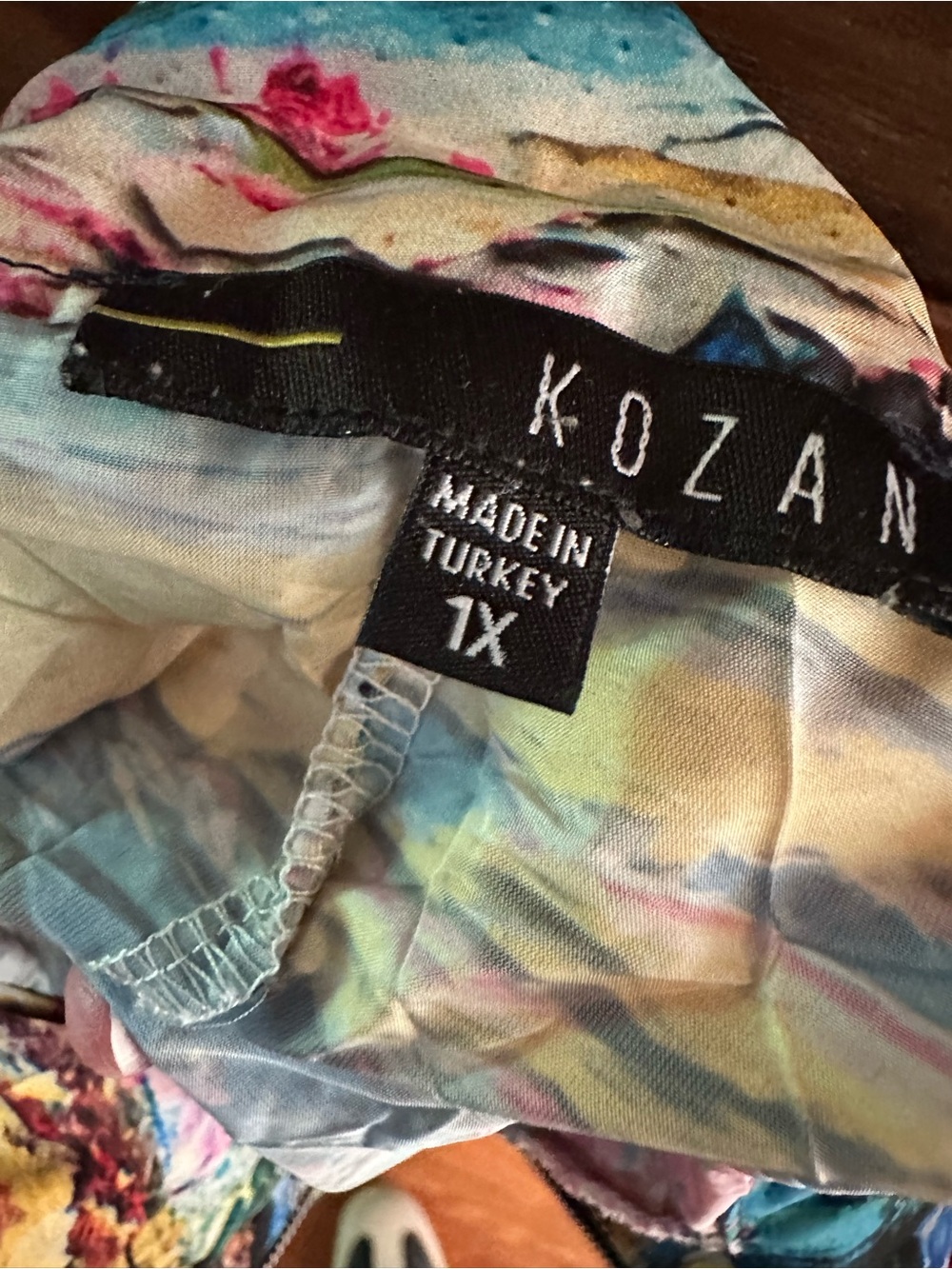 Kozan Aubrey Dress in Monet Sz 1X - Picture 6 of 9